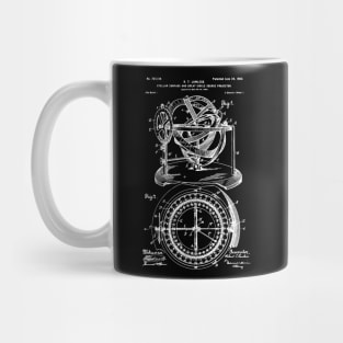 Nautical Compass Patent 1902 Nautical Steering Mug